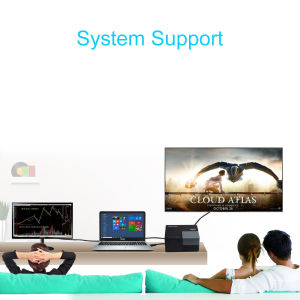 Wavlink Universal USB 3.0 Dual Video Docking Station with DVI / HDMI (up to 2048 × 1152)dual video displayUSB3.0 universal laptop docking station USB Hub Quick Charging Gigabit Ethernet Audio Mic