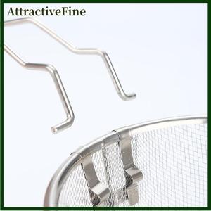 AttractiveFine Pháp chip chiên Lọc Giỏ thép không gỉ sâu Fry giỏ bếp Vòng Nồi chiên dây lưới với xử lý dây colander lưới