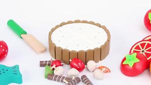 Wooden Children Kitchen Toys Pretend Toys Cutting Cake Play Food Kids Toys Wooden Fruit Cooking Toys For Baby Birthday Interests2026