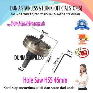 Hole Saw HSS 46mm pembolong lubang