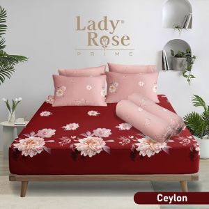 Live Flash Sale - Sprei Lady Rose Prime Queen B2 160x200 Tinggi 30cm Bantal 2 Guling 2 - Motif Abstrak / Bunga / Geometri / Minimalis