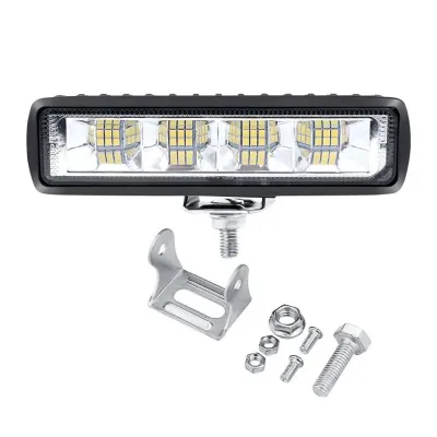 (จัดส่งฟรี)72 วัตต์ 12-24 โวลต์ ไฟตัดหมอก LED 24 ดวง 72W รถแถบแสงสำหรับทำงานไฟสปอตขับรถไฟตัดหมอกสำหรับ สําหรับรถยนต์ SUV ออฟโร้ด รถออฟโร้ด (จัดส่งจากประเทศไทย)