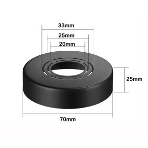 UTOPUS Plating Shower Faucet Cover Wall Flange Adjustable Pipe Wall Covers Useful ABS Kitchen Tap Accessories Shower