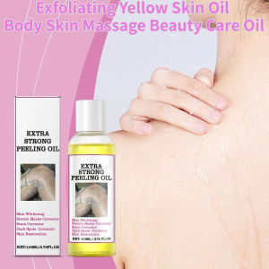 new Exfoliating Yellow Skin Oil For Body Skin Moisturizing Nourishing Brightening Firming Moisturizing Massage&Beauty Care Oil 110ml hot