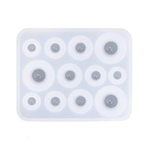 Silicone Bead Molds Kit For DIY Resin Crafting Gemstones Casting Multi Design Pendants Bracelets Making Supplies