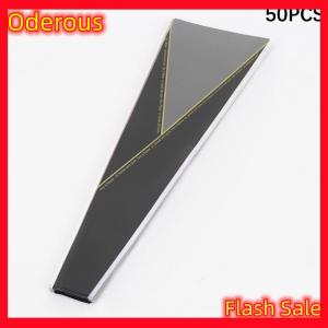 Oderous 50pcs Single Rose Sleeves Flower Wrapping Bag Bouquet Packaging Bags Clear Cellophane Floral Wrappers For Valentines Day