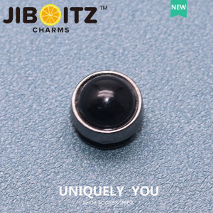 Metal c metal jibbitz charm Shoe Buckle Shoe Accessories Black metal Crown Compass Fashion Decorative Buckle