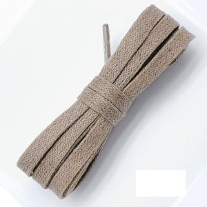 Pair 120cm Waxed Shoe Lace Premium Quality Cotton Shoelace Solid Color Sintas Sneakers Basketball