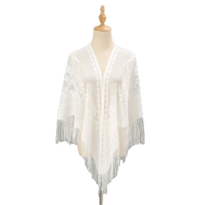 GORGE Hollow Women Shawl With Tassel Multicolored Wedding Bridal Shawl Cloak Fashion Scarf Women