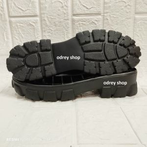 Outsole Aksesoris Sepatu Wanita Odrey Alas Bawah Sol Sepatu Boots Cewek PVC  Hitam GBU  Size 37 - 40