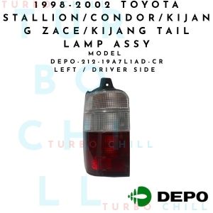 1998-2002 TOYOTA STALLION/CONDOR/KIJANG ZACE/KIJANG TAIL LAMP ASSY DEPO-212-19A7L1AD-CR LEFT / DRIVER SIDE
