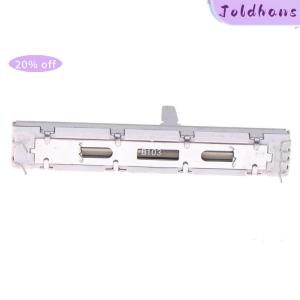 Joldhans 1Pc For 60mm DJM 350 400 600 700 800 Push Fader Straight Slide Potentiometer DJ Mixer Stereo Fader Sliding Potentiometer