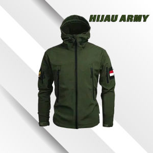 Jaket TAD Bravo / Jaket Outdoor Bisa dipakai Pri dan Wanita Paling murah bahan Taslan (WP) GRATIS Logo Garuda dan bendera Jaket Gunung Waterproof
