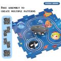 Toy Studio Mainan Puzzle Anak DIY Puzzle Track Car Mobil Elektrik Mainan Puzzle Track. 