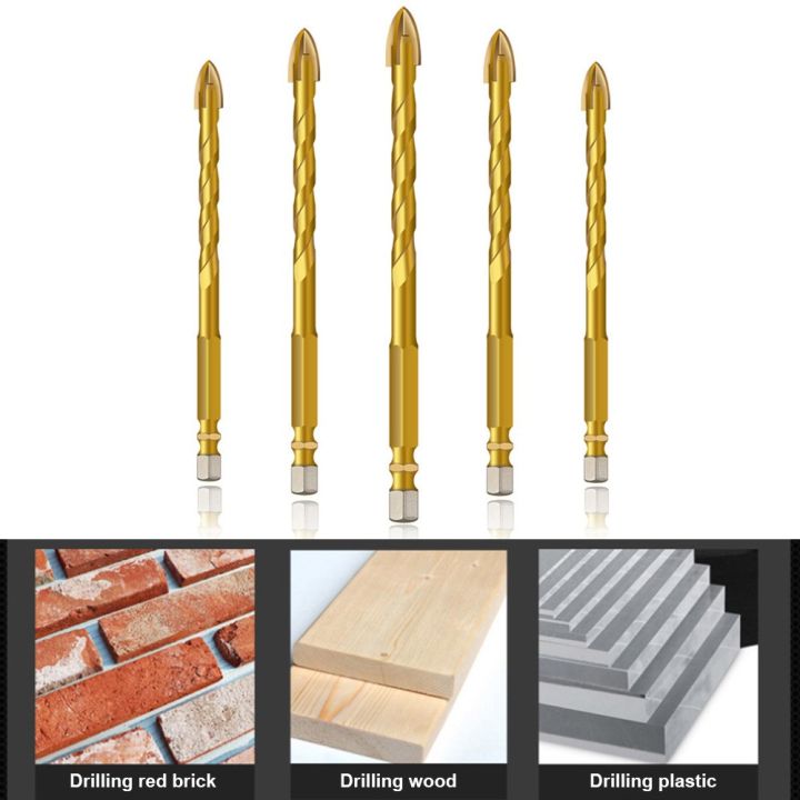 Tools Drill Bit Nonslip Tile Cross Triangle For All Ceramic Vitrified Lazada PH