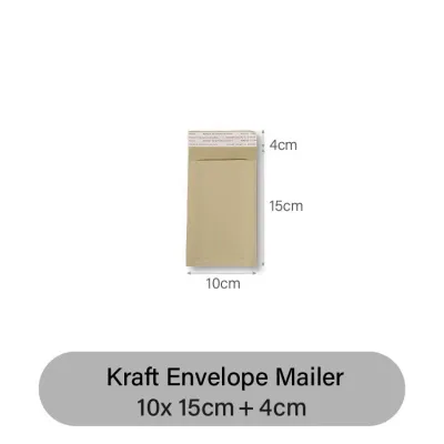 Kraft Bubble Mailers Durable Waterproof 20 pcs / 50 pcs 5 Sizes