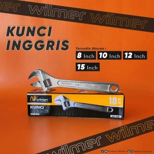 Kunci Inggris - Kunci Press -Ukuran 8" 10" 12" 15" inch wilmer kelas TEKIRO