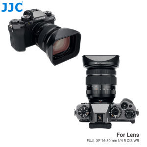 JJC ที่คุลมบังแสงเลนส์โลหะสำหรับเลนส์ Fuji Fujifilm XF 16-80มม. F/ 4 R OIS WR ไม่มีผลต่อการใช้ตัวกรอง Ф72mm