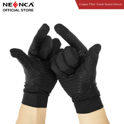 NEENCA COPPER Compression Arthritis Gloves with StrapCarpal TunnelTypingSupport