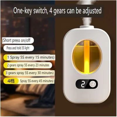KUESICR Automatic Fragrance Machine Digital Display USB Rechargeable Air Diffuser Purifier Humidifier Air