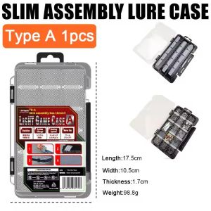 Fishing Bait Box Waterproof Universal Bait Lure Hook Boxes Compartments Shockproof Adjustable Partition Fishing Gear Accessories