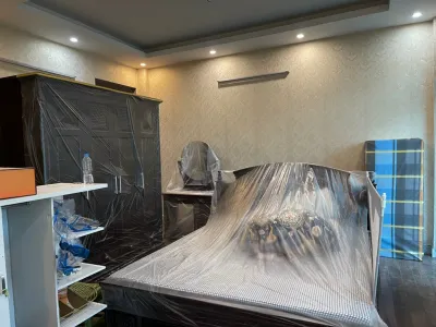 Nilon che phủ ngăn bụi nội thất đa năng ABA15x20 che bụi che chắn sơn có một đầu dán rộng 15m dài 20m
