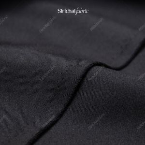 ผ้าวาเลนติโน่ สีดำ ผ้าตัดชุดเครื่องแบบ/ยูนิฟอร์ม/สูท หน้ากว้าง 58 นิ้ว ผ้าเมตร ผ้าหลา