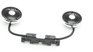 Car mounted dual head rear dedicated fan USB for car rear seat cooling small fan for car interior cooling strong wind power
