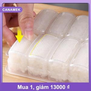 【CANAMEK】 5 10 lưới gạo bóng Khuôn Sushi không dính áp lực lưu trữ Hộp Ăn Trưa công cụ tự làm nhà bếp rõ ràng onigiri khuôn