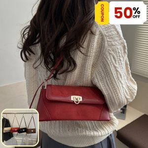 QNQN 【COD】แฟชั่นวินเทจใต้วงแขนกระเป๋าผู้หญิงใหม่กระเป๋าลำลองร้อยกระเป๋าสะพาย