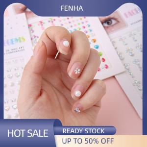 FENHA Tattoo Sticker Glitter Eyeliner Eyebrow Makeup Face Eyes Temporary Tattoo Rock Rhinestone 3D Eyeliner Stickers