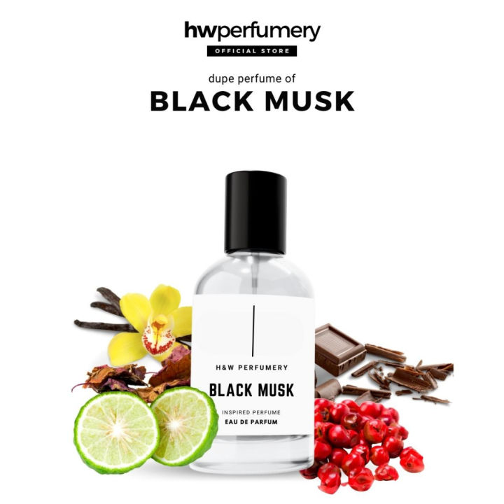 BLACK MUSK TBS Parfum Pria Wanita Best Seller Tahan Lama Dupe by