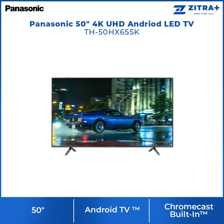 Panasonic 50" 4K UHD Andriod LED TV TH-50HX655K | Chromecast built-in ...