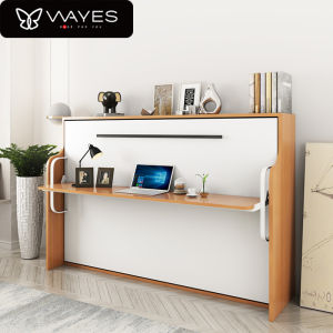Custom Build-in Hidden Murphy Wall Bed with top and beside Cabinets