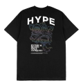 HYPE 2024 New Year limited festive graphic crewneck T-shirt for men and women trend Loose all-matching cotton top TEE. 