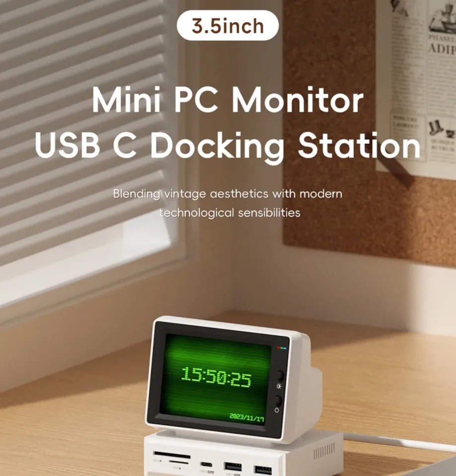 HAGIBIS X86 Mini Monitor 380w 8-in-1 USB-C Docking Station:Sturdy