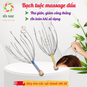 Cây massage đầu 12 nhánh thư giãn | Bạch tuộc massage đầu giảm đau đầu