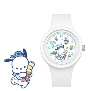 Sanrio Kuromi Cinnamoroll My Melody Pochacco Cartoon Anime Pointer Quartz Watch for Male and Female Students Ins Style Gift