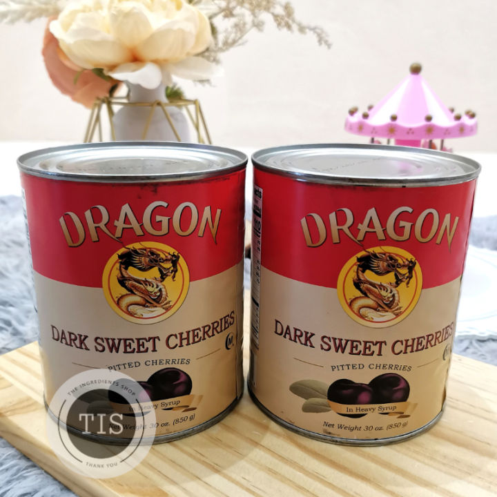 Dragon Dark Sweet Pitted Cherry 850g | Lazada