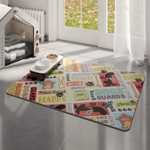 Alas Karpet Kandang Hewan Peliharaan Pet Elastis Bahan Kulit/Alas Pet Hewan Peliharaan Tanpa Cuci Mat Anti Air Waterproof/Karpet Lantai Anabul/Keset Kaki Anti Slip