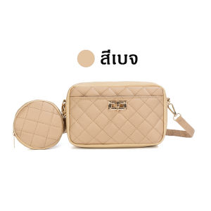 ✨𝙡𝙖𝙡𝙖𝙨𝙝𝙤𝙥✨ กระเป๋าสะพายข้าง เซ็ท 2 ใบ แถมใบเล็ก 4 สี น่ารัก