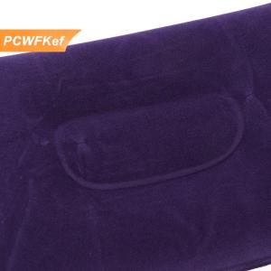 【PCWFKef】 Inflatable không khí gối giường ngủ cắm trại gối PVC Nylon cổ gối