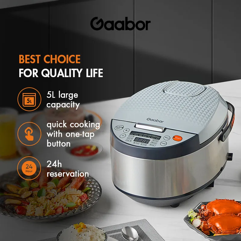 Gaabor Periuk Nasi 6 Functions Non-Stick 5L GR-S50A