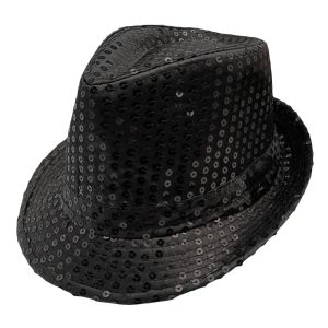 Fashion Sequins Jazz Hat Masquerade Cosplay Panama Cap Stage Shiny Dance Performance Hat Men Women H260729