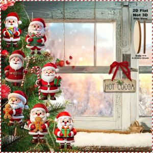 ตุ๊กตาไม้ เอกลักษณ์ ซานตาคลอส น่าดึงดูด เป็นธรรมชาติ ปั้นไม้แบบดั้งเดิม รายละเอียดประณีต สถานที่ทํางาน