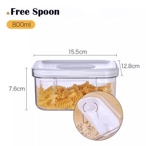 Lefang Airtight Food Storage Container Clear Pet Kitchen And Pantry Organization Containers Food Dispensers