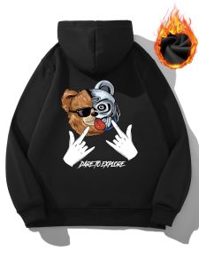 DARE TO EXPLORE Sweater Hoodie Trendy II DARE TO EXPLORE Jumper Hoodie II Sweter Oblong Topi Sz M - XL ( Pria & Wanita / Anak & Dewasa )