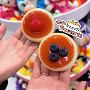 RGFV Blueberry Squishy Strawberry Simulation Hand Relax Soufflé Squishy Creative Food Shape Sensory Fidget Ball Kids Adults