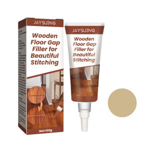 Jaysuing Wooden Floor Repair Gap Agent Waterproof Mildew-Proof Joint Filling Agent Colour-Correcting Paint for Wood Wrapper Covered Paint Wrapper for Paste Floor Door Correcting  on Wood Floor Wrapper Wooden Floor Gap Seam Beauty Seam Agent (100g)
