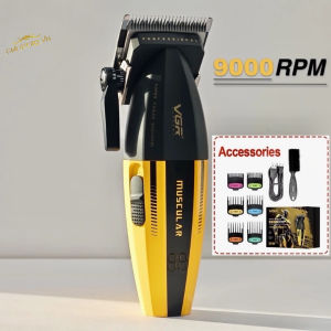 Siêu Phẩm Tông đơ cắt tóc siêu mini VGR 285 MUSCULAR động cơ TURBO 2 tốc độ 7500 - 9000Rpm